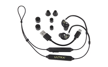 Picture of Allen Company ULTRX E-Bud Neckband, Electronic Ear Plug, NRR 19-30 dB, Bluetooth 5.3, Rechargeable, Black 4159