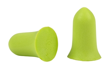Picture of Allen Company ULTRX Tapered Foam Plugs, NRR 32 dB, Lime, 50 Pairs 4128