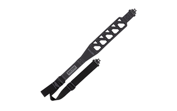 Picture of Allen Company VERTEX Hyper Tough Sling, BAKTRAK Slip Resistant Backing, Matte Finish, Black and Gray, Includes Sling Swivels 8541