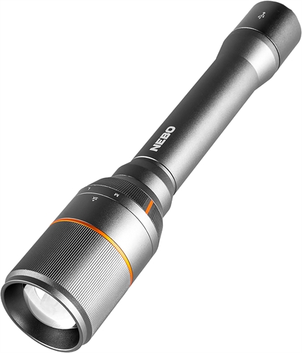 Picture of NEBO NEBFLT0018 Davinci 1000 Flashlight Gray 100/400/1,000 Lumens White LED NEBFLT0018 NEB-FLT-0018