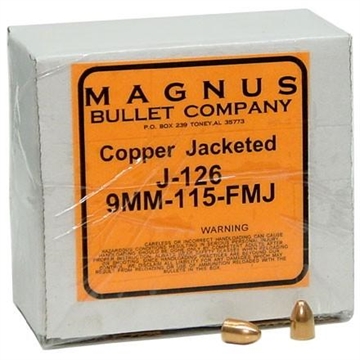 Picture of Allstar/Magnus Bullets 9mm .355" 115 gr FMJ 500/ct J-126-500