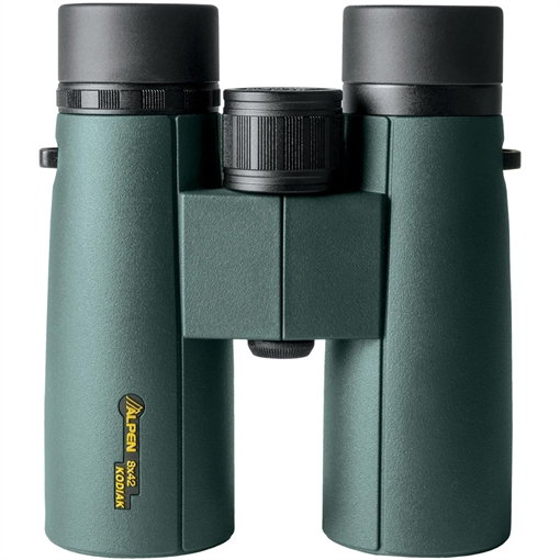 Picture of Alpen Optics Alpen Kodiak Binoculars 10X42 Waterproof Short Hinge Rubber Covered Green 829 811803031319