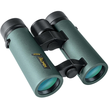 Picture of Alpen Optics Alpen Wings Binoculars 10X34 Wide Angle, Open Bridge, BAK4 Glass, Green 547