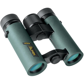 Picture of Alpen Optics Alpen Wings Binoculars 8X26 Wide Angle, Open Bridge, BAK4 Glass, Green 541