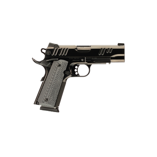 Picture of ALPHA FOXTROT AF1911-E HGA 45 AUTO 4.25IN BBL POLISHED BLACK DLC 7RD NOVAK SIGHTS AA01X4CND-PDBK07 AA01X4CND-PDBK08