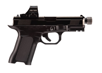 Picture of ALPHA FOXTROT AF1911-E HGA 45 AUTO 5IN THREADED BBL POLISHED BLACK DLC 7RD NOVAK SIGHTS AA01X4ENB-PDBK07