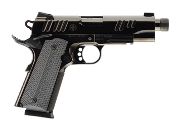 Picture of ALPHA FOXTROT AF1911-E HGA 9MM 5IN THREADED BBL POLISHED BLACK DLC 10RD RDS NIGHT SIGHT AA01X1ERB-PDBK10
