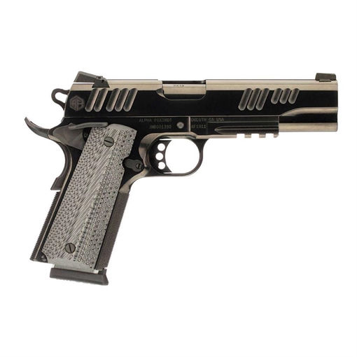 Picture of Alpha Foxtrot AF1911 Enhanced 70 Series Handgun 10mm 7rd Magazine 5" Barrel Black Novak Sights RMSc Optic Ready AA01X2END-PDBK08-GGC
