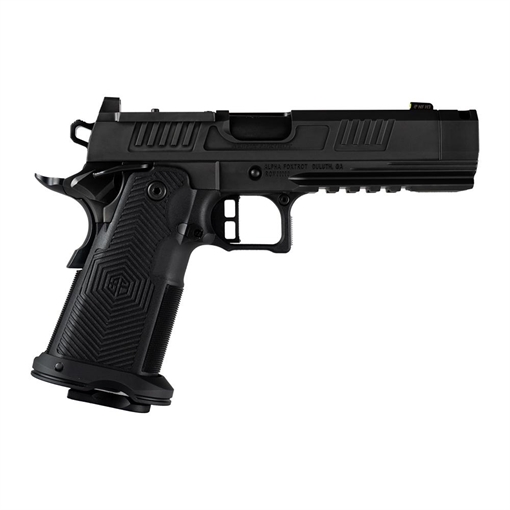 Picture of Alpha Foxtrot AF1911-Romulus Handgun 9mm Luger 17rd (1) and 20rd (1) Magazines 4.25" Compensated Threaded Barrel Black MOS Cut AA39X1CIG-XDBK19