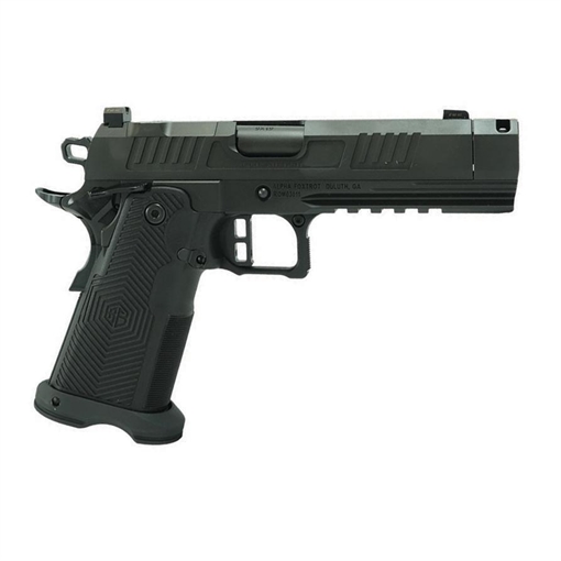 Picture of Alpha Foxtrot AF1911-Romulus Handgun 9mm Luger 17rd (1) and 20rd (1) Magazines 4.25" Compensated Threaded Barrel Black RMSc Cut AA39X1CMG-XDBK19