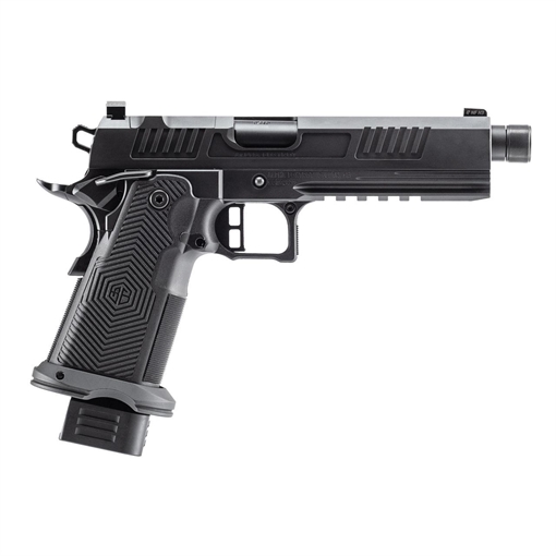 Picture of Alpha Foxtrot AF1911-Romulus MOS Adapter Handgun 9mm Luger 17(1) & 20rd(1) Magazines 5" Threaded Barrel DLC Black AA39X1EIB-XDBK19