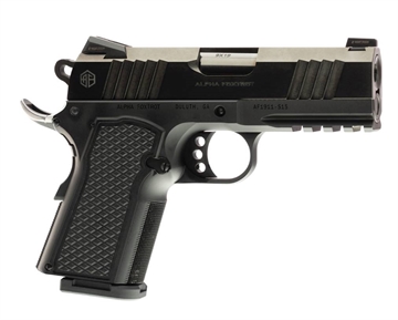 Picture of ALPHA FOXTROT AF1911-S HGA 45 AUTO 3.25IN BBL MATTE BLACK DLC 6RD NOVAK SIGHT AA02X4AND-MDBK06