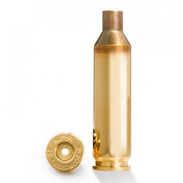 Picture of Alpha Munitions Ultra Premium Unprimed Brass Cartridge Cases .22 Creedmoor - Large Rifle Primer 100/Box AM22100