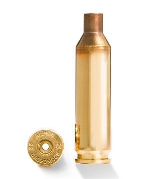 Picture of Alpha Munitions Ultra Premium Unprimed Brass Cartridge Cases .22 Creedmoor - Small Rifle Primer 100/Box AM22100SRP