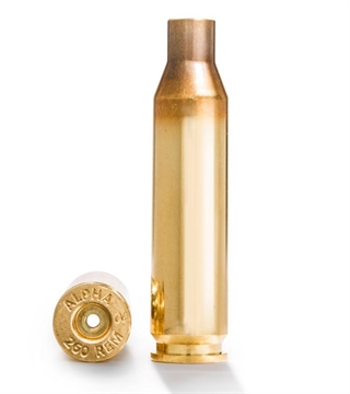 Picture of Alpha Munitions Ultra Premium Unprimed Brass Cartridge Cases .260 Remington 100/Box AM260100