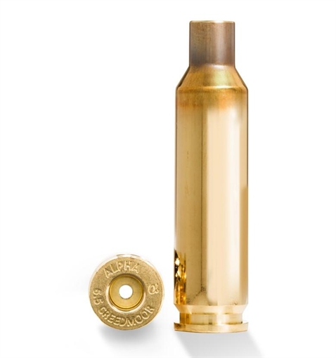 Picture of Alpha Munitions Ultra Premium Unprimed Brass Cartridge Cases 6.5 Creedmoor - Large Rifle Primer 100/Box AM65100