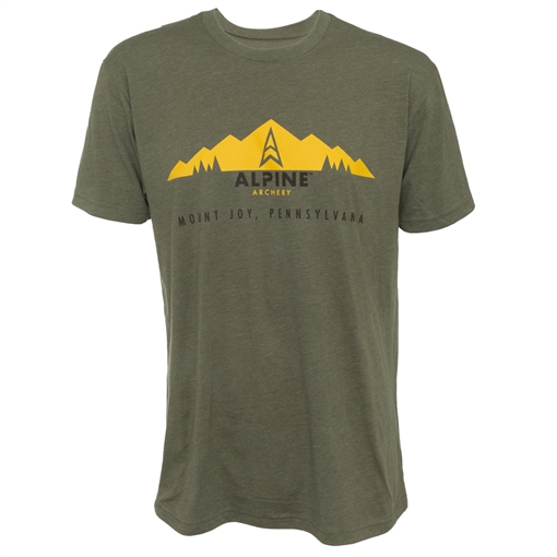 Picture of Alpine Alpine Tee Olive 2X 1601253 811314029249