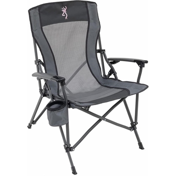Picture of Alps Browning Fireside Camping Chair Charcoal/Grey with Pink Buckmark 8517958