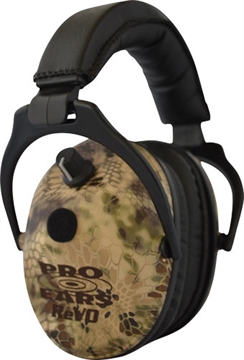 Picture of Pro Ears ReVO Electronic Muff Polymer 25 dB Over the Head Kryptek Highlander/Black Youth 1 Pair ER300HI
