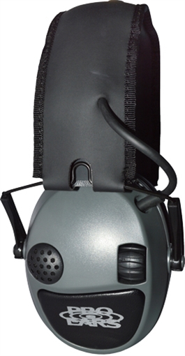 Picture of Pro Ears Silver 22 Electronic Muff 22 dB Over the Head Gray/Black Adult 1 Pair PESILVER
