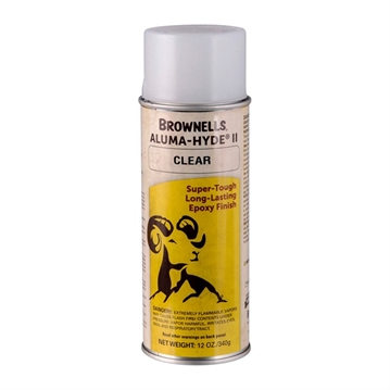 Picture of Brownells ALUMA-HYDE II, MATTE CLEAR, 12 OZ AEROSOL 1A29S022A1AH