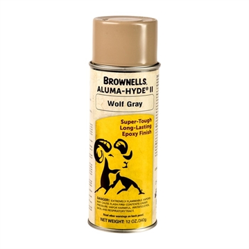 Picture of Brownells ALUMA-HYDE II, MATTE WOLF GRAY, 12 OZ AEROSOL 1A29SR90618A1