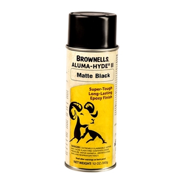 Picture of Brownells ALUMA-HYDE II, MATTE BLACK, 12 OZ AEROSOL 1A29S203A1