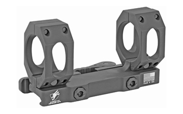 Picture of American Defense Mfg. AD-RECON-SL Scope Mount, Dual Quick Detach, Vertical Spit Rings, 2" Offset, 34MM, High Height, Titanium Lever System, Black AD-RECON-SL-34-STD