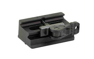 Picture of American Defense Mfg. ARCA to Picatinny Mount, Fits Tripod Heads with ARCA Swiss, Anodized Finish, Black AD-ARCA-TP-TAC