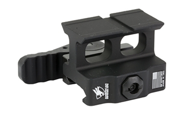 Picture of American Defense Mfg. AD-509T, Optic Mount, Co-Witness Height, Anodized Finish, Black, Quick Release, Fits Holosun 509T Footprint AD-509T-10-STD