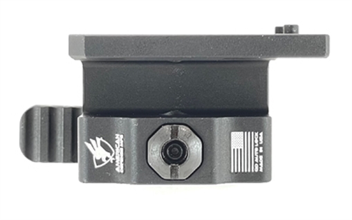 Picture of American Defense Mfg. AD-AEMS, Quick Detach Mount, 1.93" High, Anodized Finish, Black, Fits Holosun AEMS AD-AEMS-H-STD