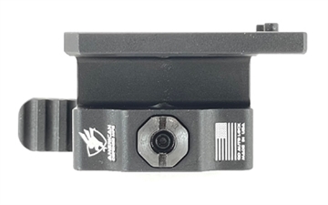 Picture of American Defense Mfg. AD-AEMS, Quick Detach Mount, 1.93" High, Anodized Finish, Black, Fits Holosun AEMS AD-AEMS-H-STD