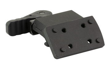 Picture of American Defense Mfg. Offset, Quick Detach Mount, 45 Degree, RMSc Footprint, Anodized Finish, Black AD-TR-OFFSET-45-STD