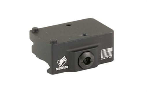 Picture of American Defense Mfg. AD-RMR, Quick Detach Mount, Right Hand Lever, Low, Fits Trijicon RMR, Anodized Finish, Black AD-RMR-LW-L-RH-STD
