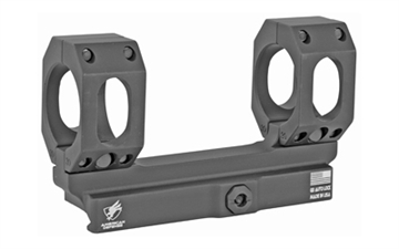Picture of American Defense Mfg. AD-Scout-S Mount, Quick Detach, Vertical Split Rings, 30MM, Black AD-SCOUT-S-30-STD