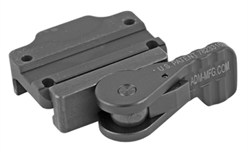 Picture of American Defense Mfg. Mount, Quick Detach, Fits Trijicon MRO, Low Profile Height, Tac Lever, Black AD-MRO-L-TAC