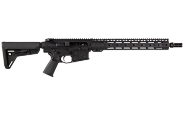 Picture of American Defense Mfg. UIC10A, Semi-automatic Rifle, AR, 308 Winchester, 16" Criterion Hybrid Barrel, HUXWRX Flash Hider, Anodized Finish, Black, Magpul SL Stock, 15" M-LOK Handguard, Rifle Length Gas System, Raptor Ambidextrous Charging Handle, 30 Rounds, 1 Magazine UIC10A16BLKMLOK-HUX