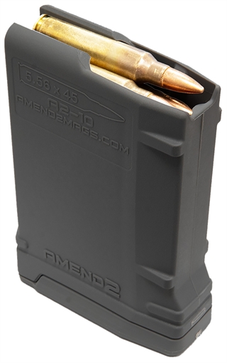 Picture of Amend2 MOD-2 10rd 223 Rem/5.56x45mm NATO Compatible w/ AR-15/M16/M4 Black Polymer 556MOD2BLK10
