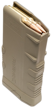 Picture of Amend2 Magazine, Mod 2, 308 Winchester/762NATO, 20 Rounds, Fits AR10/SR25 Pattern Rifles, Polymer Construction, Flat Dark Earth 762MOD2FDE20