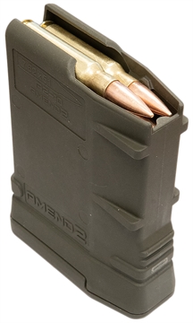 Picture of Amend2 Magazine, Mod 2, 308 Winchester/762NATO, 10 Rounds, Fits AR10/SR25 Pattern Rifles, Polymer Construction, Olive Drab Green 762MOD2ODG10