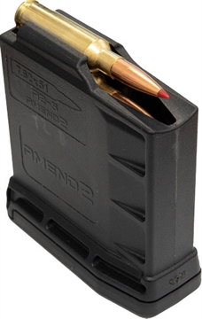 Picture of Amend2 Magazine, 308 Winchester/762NATO, 5 Rounds, Fits Short Action AICS Pattern Rifles, Polymer Construction, Black A2AICBLK5 SAAICSBLK5