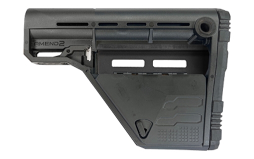 Picture of Amend2 Modular Stock, For AR-15 MilSpec Buffer Tube, M-LOK Compatible, Lower Storage, Black A2AMSLOWSBLK