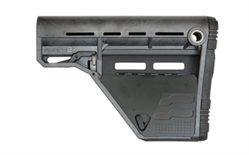 Picture of Amend2 Amend2 Modular Stock, For AR-15 MilSpec Buffer Tube, M-LOK Compatible, Lower Storage, Carbon Gray A2AMSLOWSCBN