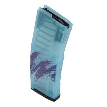 Picture of Amend2 AR-15 Mod C Teal Printed Jazz Rifle Magazine 5.56mm/.223 Rem 30/rd 556MODCJAZZ30