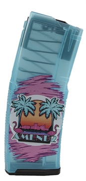 Picture of Amend2 MOD C AR-15 Mag - Translucent Miami Vice Teal 30rd 5.56 NATO 556MODCVICE30