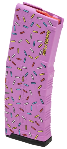 Picture of AMEND2 M2 5.56MM 10RD AR15 WITH RED FOLLOWER PINK SPRINKLE 10/30 POLYMER MAGAZINE ( 50 PER CASE ) 556SPRINK1030 850057645989