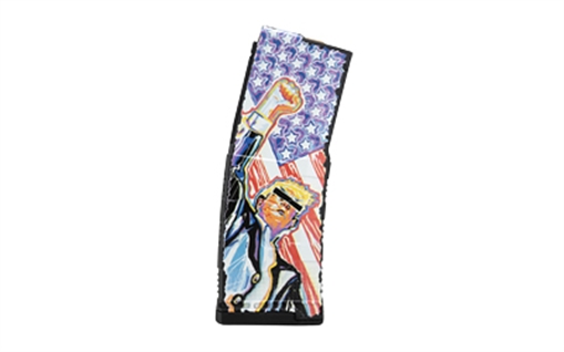 Picture of AMEND2 M3 5.56MM 30RD AR15 WITH RED FOLLOWER TRUMP FIGHT POLYMER MAGAZINE ( 50 PER CASE ) 556MOD3DT130