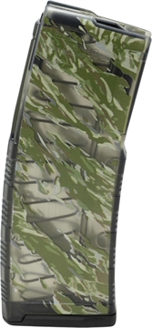 Picture of AMEND2 MOD C 5.56MM 30RD AR15 TRANSLUCENT SMOKE PRINTED TIGER STRIPE POLYMER MAGAZINE (50 PER CASE) 556MODCTGST30