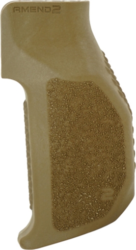 Picture of AMEND2 PRIAPUS VERTICAL PISTOL GRIP COYOTE BROWN NO BEAVERTAIL OR GRIP SCREW ( 100 PER CASE ) PPGCYT 749355071586