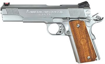 Picture of AMERICAN CLASSIC HGA 45ACP 5" BBL 1911 TROPHY GOV'T ADJ SITES HARD CHROME 8RD (35199) ACT45C